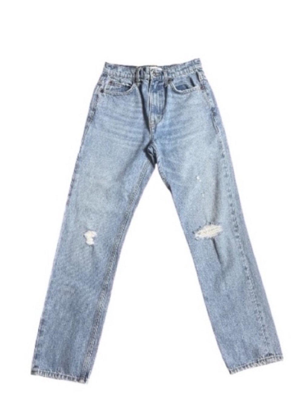 Re/done Originals 90's High
Rise Straight Loose
Distressed Jeans Size 26